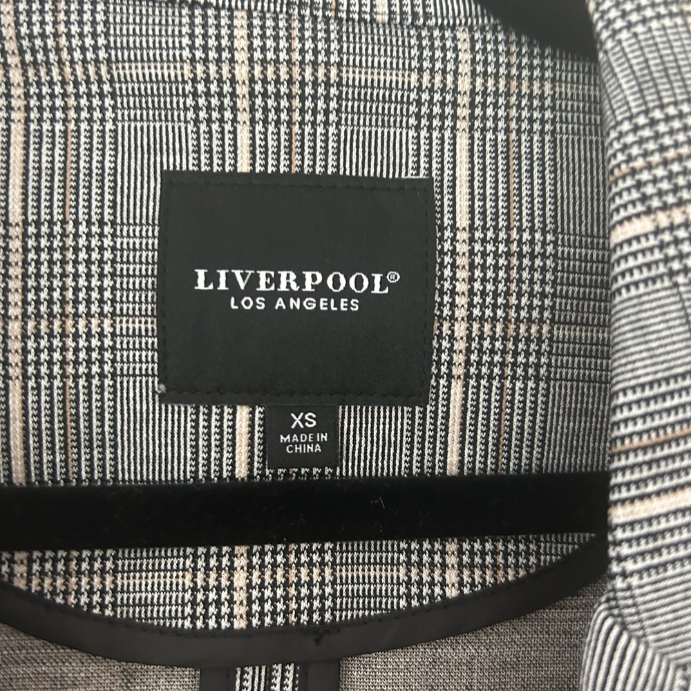 Liverpool Los Angeles Oversized Plaid Blazer – XS, NWT - Picture 2 of 9